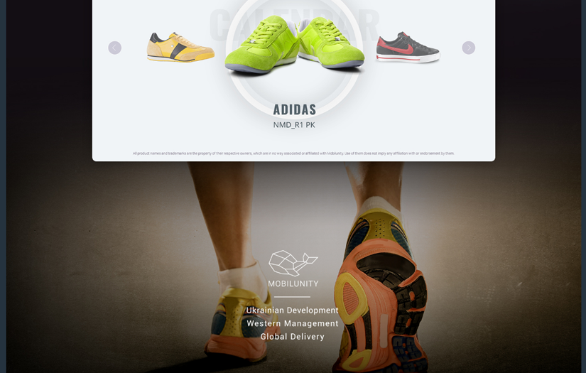 Fashion Landing Page of Release Calendar Design screenshot 3